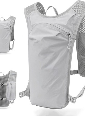 骑行跑步徒步双肩背包透气自行车越野马拉松水袋背包运动定制logo