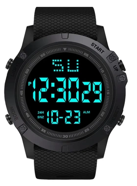 男士 大屏 LED大表盘手表运动电子表 成人 学生  电子表653