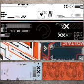 csgo印花集鼠标垫超大fps电竞游戏加厚细面桌垫桌面防滑无线锁边