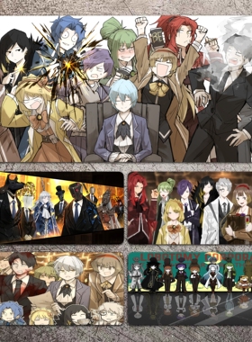 废墟图书馆鼠标垫超大电竞脑叶公司电脑办公桌垫键盘垫周边可定制