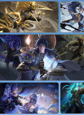 王者荣耀鼠标垫超大锁边电竞宿舍办公室电脑桌键盘垫学习桌垫定制