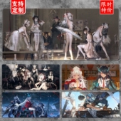 明日方舟鼠标垫超大动漫游戏电脑键盘垫桌垫二次元 陈阿米娅斯卡蒂