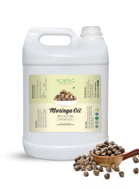 印度阿育吠陀Moringa辣木籽油基础油油疗按摩油5000ml