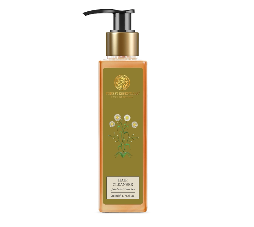 印度forest阿育吠陀生发头发生长洗发水200ml芙蓉花婆罗米