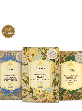 印度国际邮寄KAMA专柜有机染发剂200g