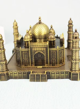 印度Taj Mahal泰姬·玛哈拉莫卧儿王朝沙贾汗陵墓纪念塔迷你摆件