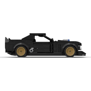 8跑车模型儿童益智手工玩具车 国产小颗粒积木speed赛车Hoonicorn
