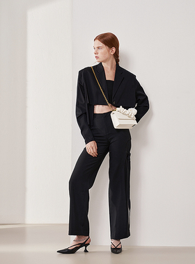 FAROE FOREST出街潮包水貂毛云朵白色斜挎包