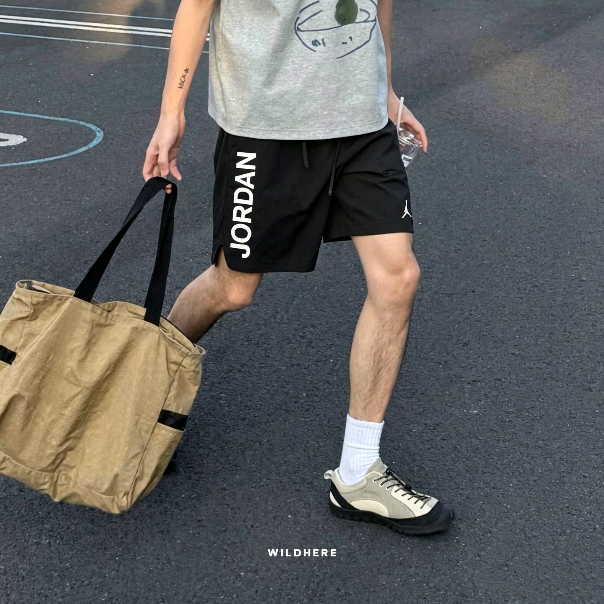 Nike耐克Air Jordan男子篮球运动休闲透气速干五分短裤DV5030-010