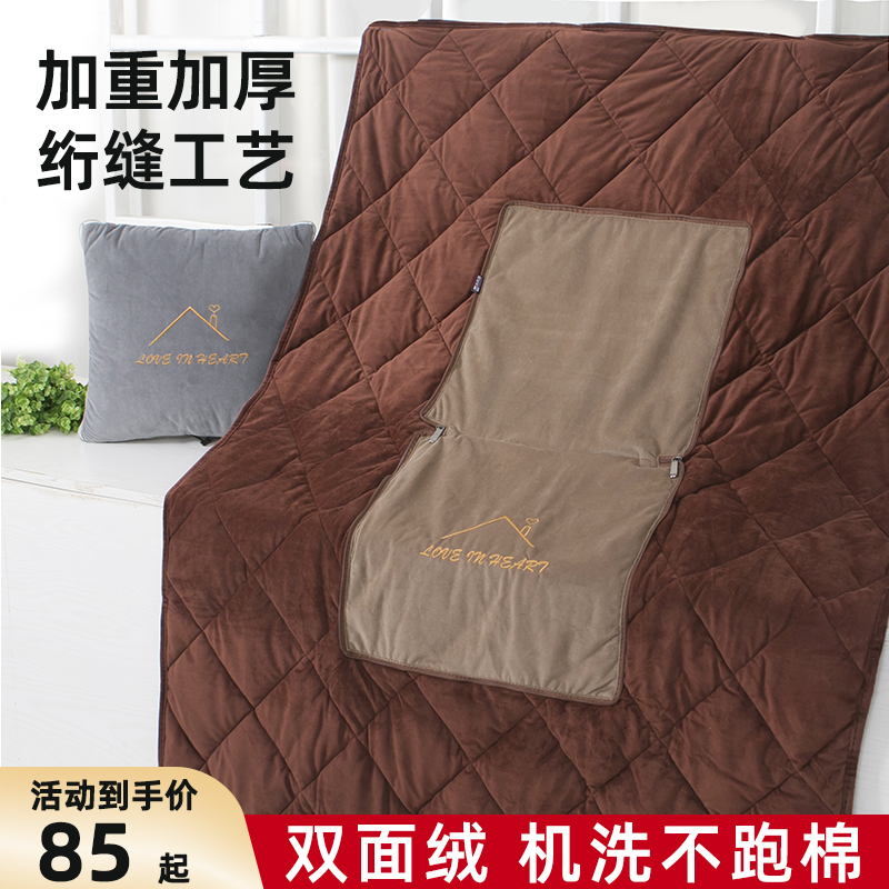 汽车抱枕被子两用二合一折叠车载空调被加厚办公室靠垫午睡抱枕被