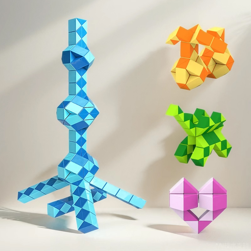 点盛24段36段72段魔尺益智玩具