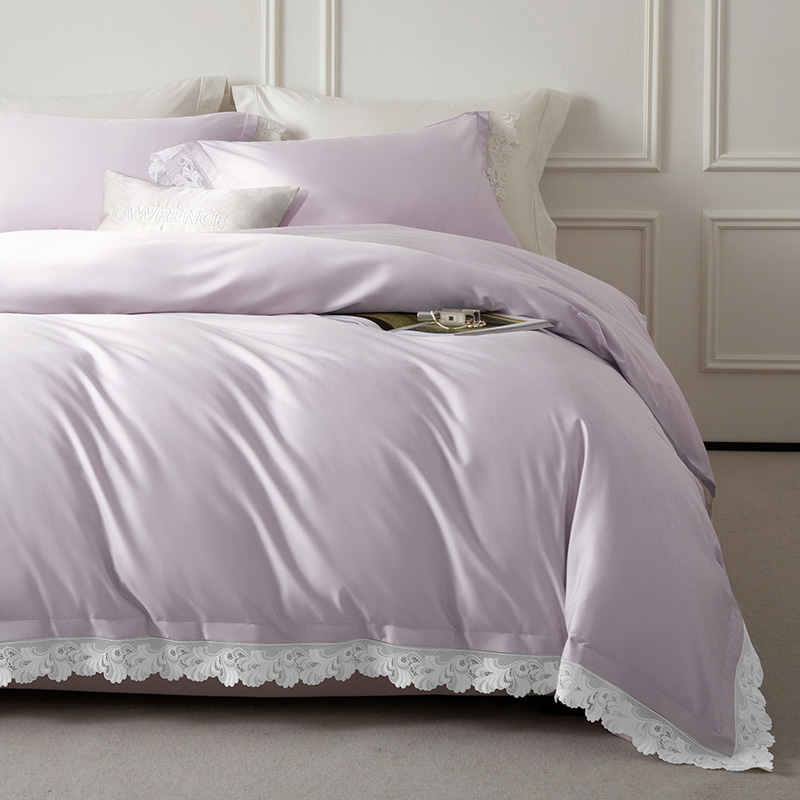 KASS LETON卡诗兰顿高端160支匹马棉贡缎全棉四件套纯棉床品被套