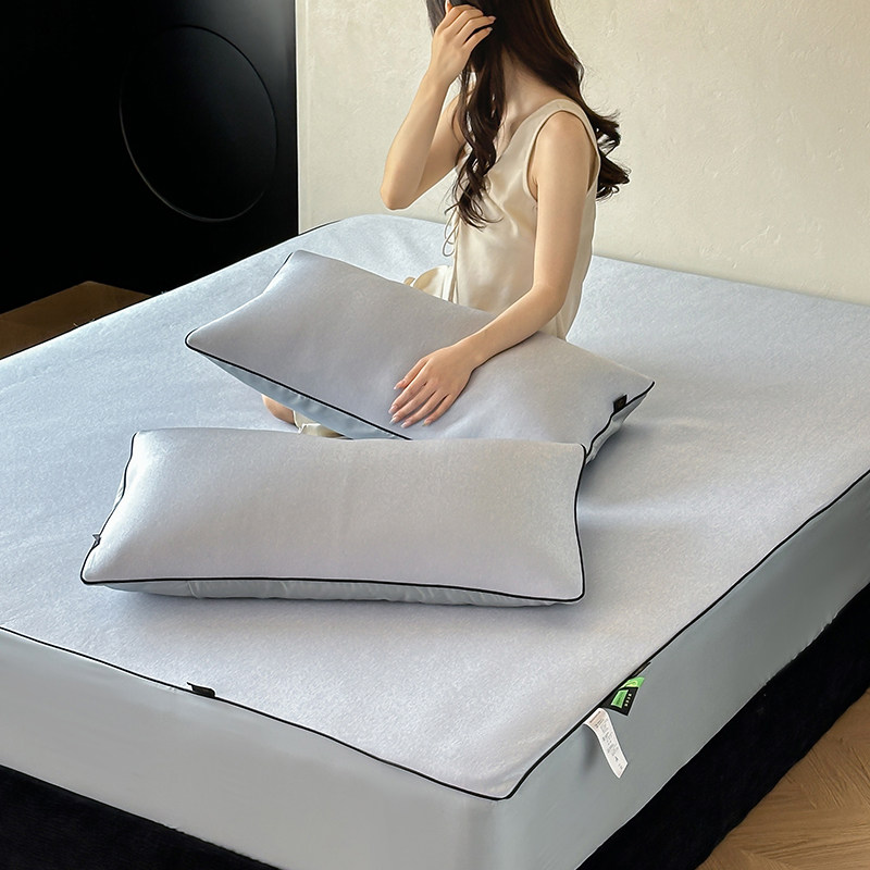 轻奢简约纯色夏款海洋云母丝软凉席冰丝席三件套凉感空调席可水洗