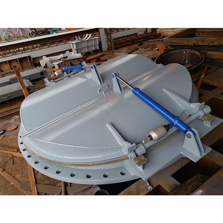 缓冲式拍门钢制拍门铸铁拍门玻璃钢拍门型号齐全恒昌牌