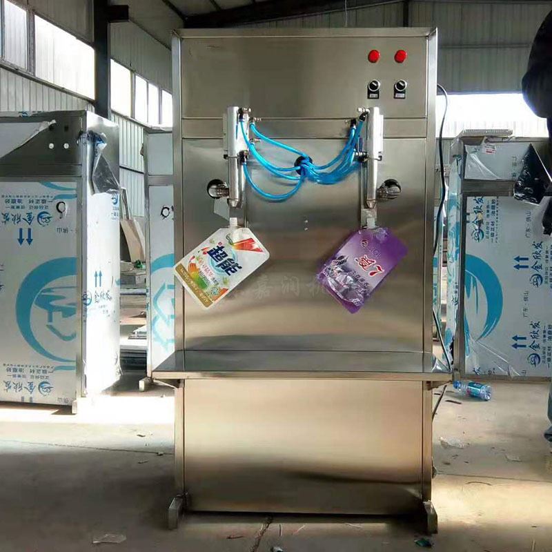 双头膏体灌装机 桶装洗衣液灌装机 活塞式灌装机