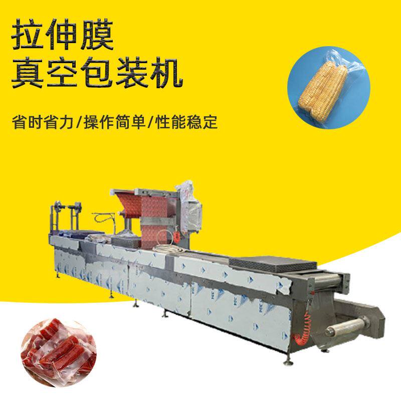 DZ420/520 牛肉干 槟榔小包装 单个装 全自动拉伸膜真空包装机