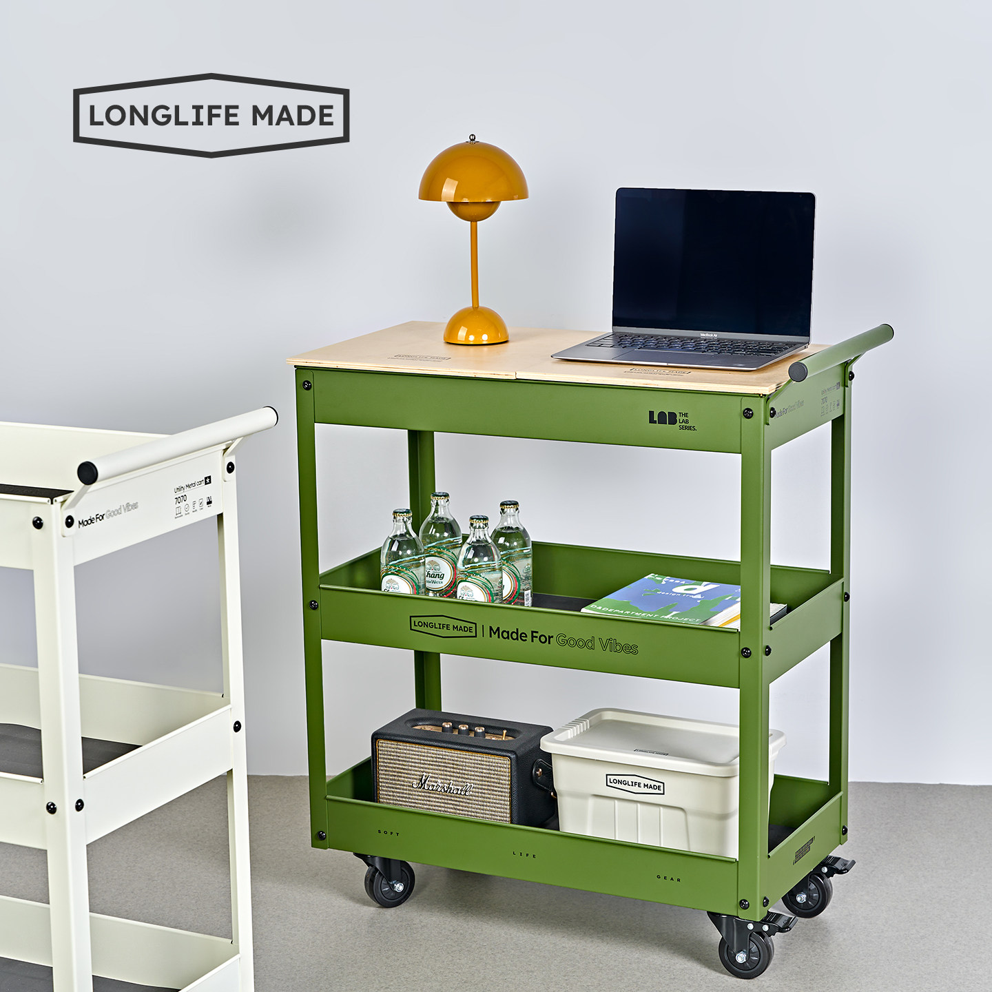 longlife工业风小推车阳台绿植洞洞板置物架客厅零食移动收纳工具,收纳整理,家用收纳手推车,淘宝优惠券,粉丝福利购,淘宝优惠卷