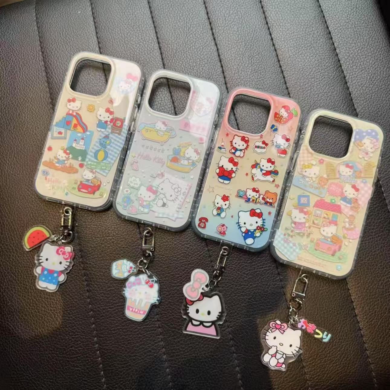 可爱Kitty猫挂件适用iPhone16pro壳13苹果15promax小众12华为p70新款创意vivoIQOO小米14红米k80荣耀oppo