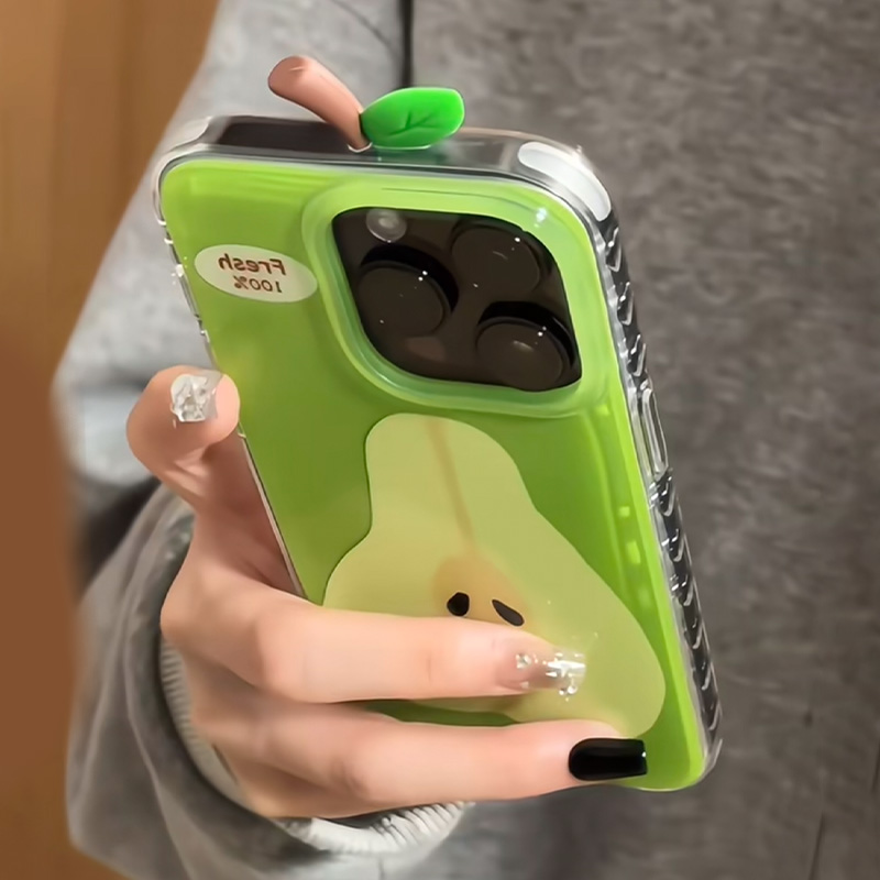 KEWU雪梨核适用iPhone16pro壳13立体苹果枝15promax可爱12女11华为mate60新款p70个性vivo小米14红米荣耀oppo