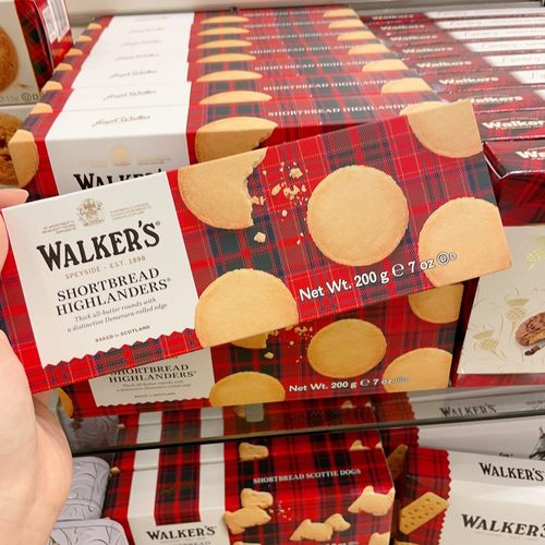 澳洲代购直邮 walkers 苏格兰网红饼干坚果巧克力纯黄油曲奇 150g