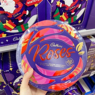 澳洲代购直邮 Cadbury吉百利ROSES原住民限订设计款巧克力罐 600g