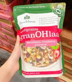 澳洲直邮 Brookfarm土豪燕麦片谷物冲饮营养早餐水果坚果混合即食