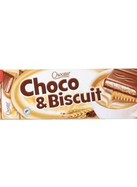 澳洲代购直邮 choceur 巧克力饼干 黑巧白巧夹心 卡布奇诺 300g