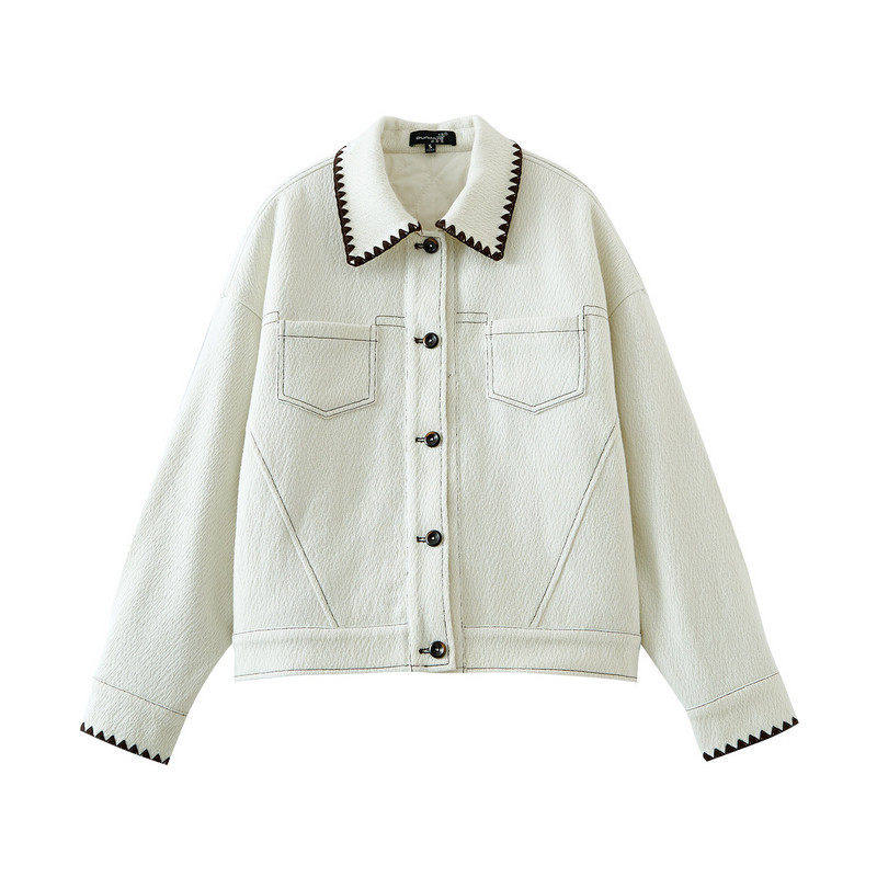 【玉米粉丝专享】游花翻领夹棉外套长袖小个子休闲夹克CR250,女装/女士精品,短外套,淘宝优惠券,粉丝福利购,淘宝优惠卷