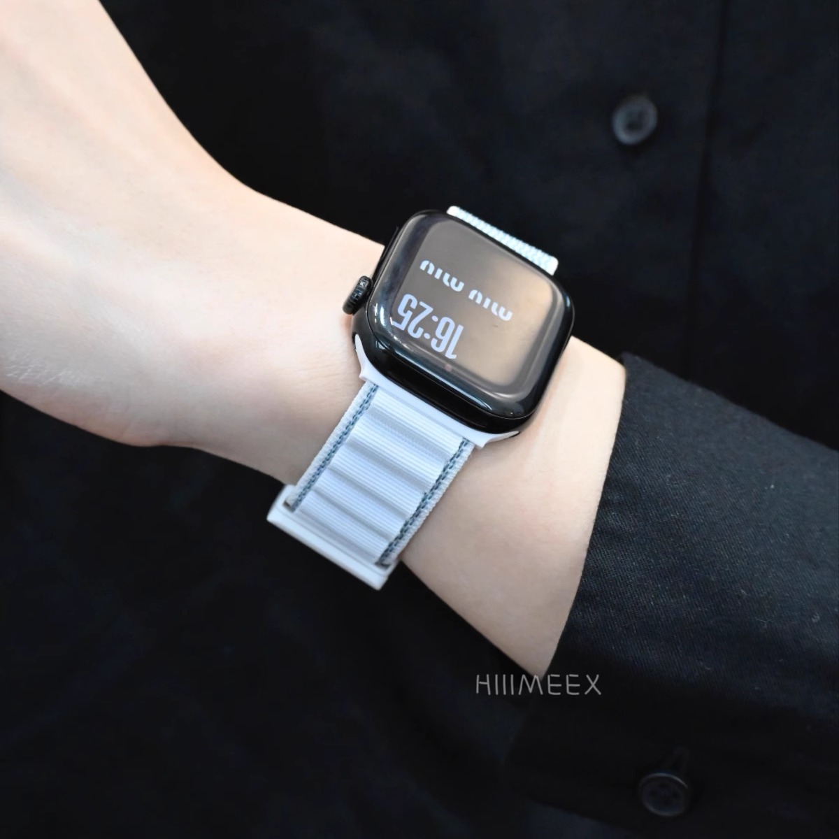 HIIIMEEX适用苹果手表 磁吸尼龙表带iwatchS10表带高山applewatch表链表带表带创意舒适运动表带男女同款