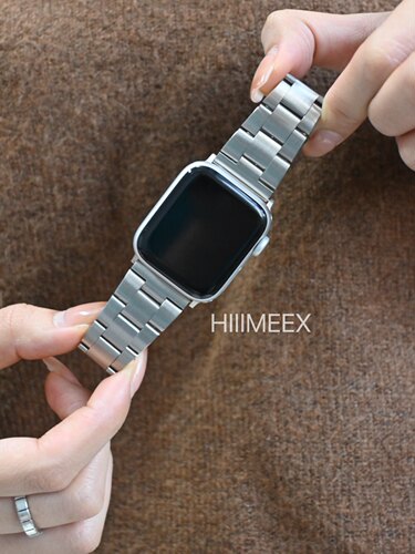 表带HIIIMEEX宽版三株不锈钢高级