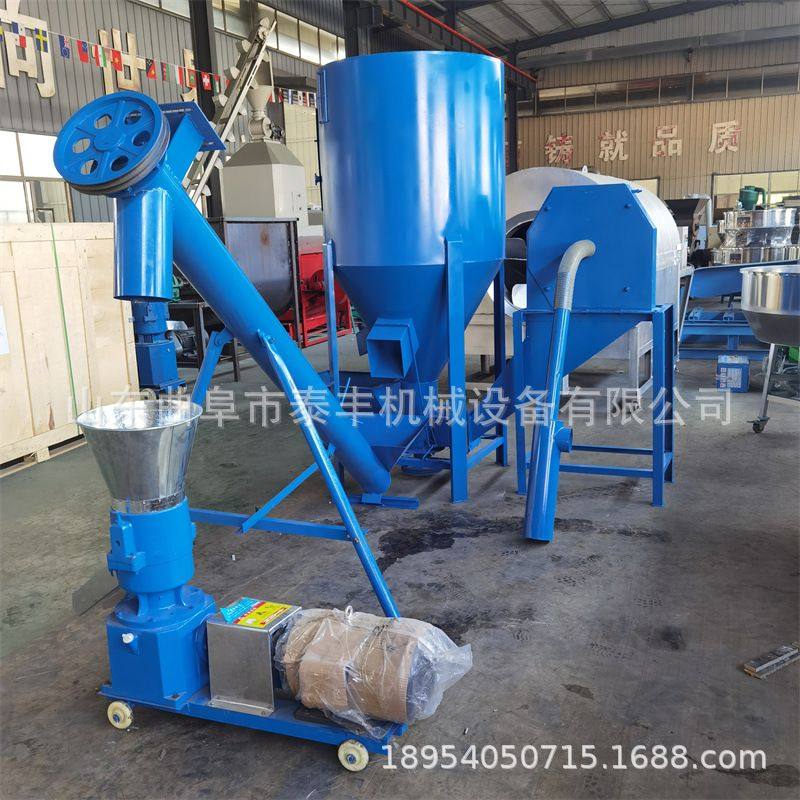 定制养殖饲料颗粒机生产线 鸡鸭饲料颗粒机 家禽饲料制粒机,五金/工具,拌料机,淘宝优惠券,粉丝福利购,淘宝优惠卷