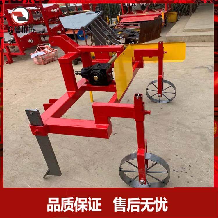 四轮带大葱收获机 出苗机 双梁加固式刨葱机 生姜香菜收获机
