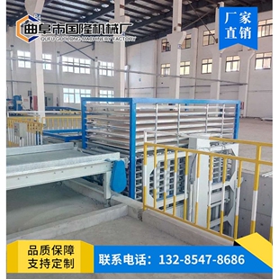 玻镁防火门芯板设备 秸秆板防火板设备 平模轻质隔墙板设备