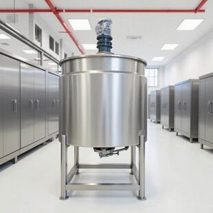 现货销售2000L乳液混合罐不锈钢单层液体配料罐 可移动加热搅拌桶