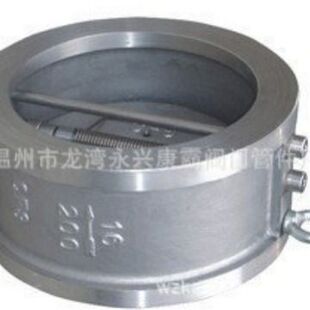 304不锈钢H76对夹式止回阀 H74止回阀 不锈钢316L单向阀 逆止阀