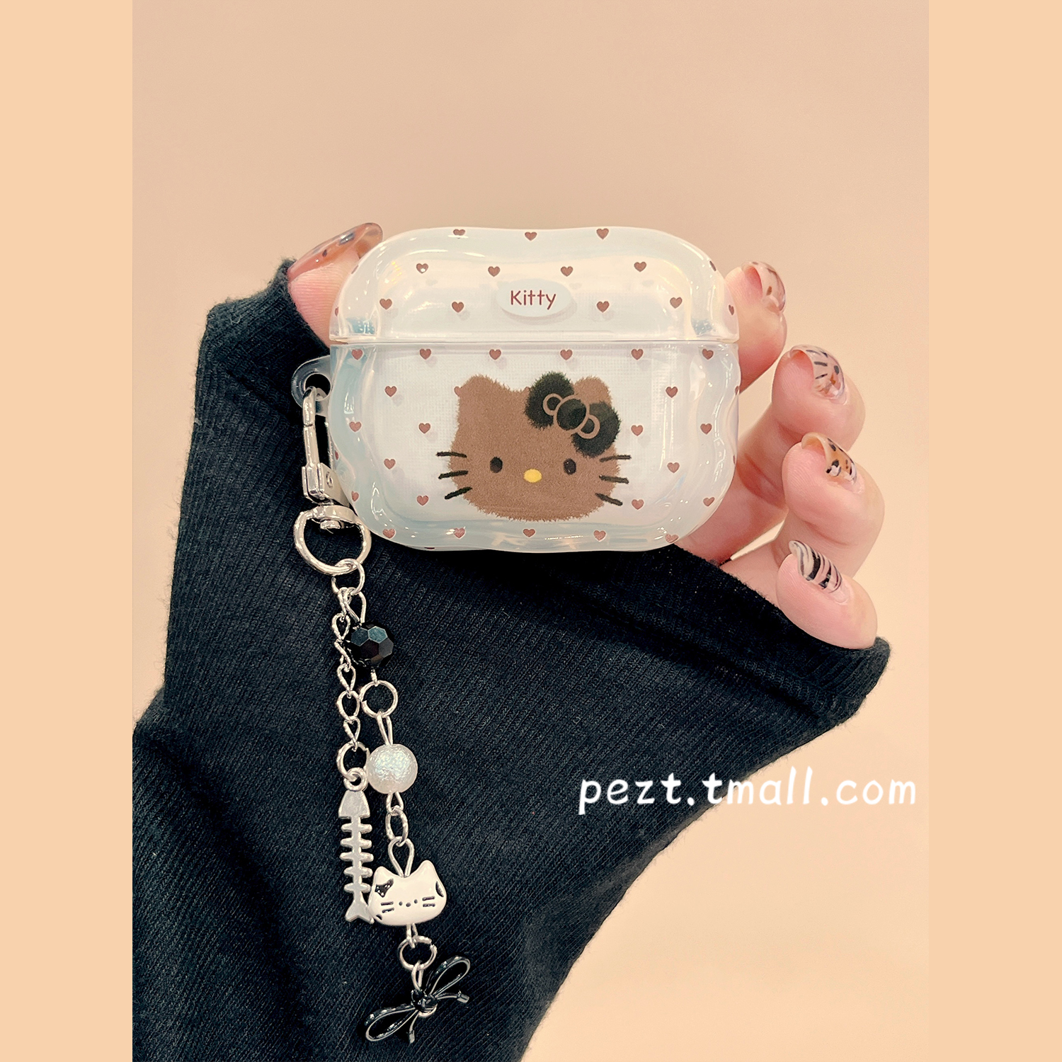 可爱hellokitty爱心耳机套新款