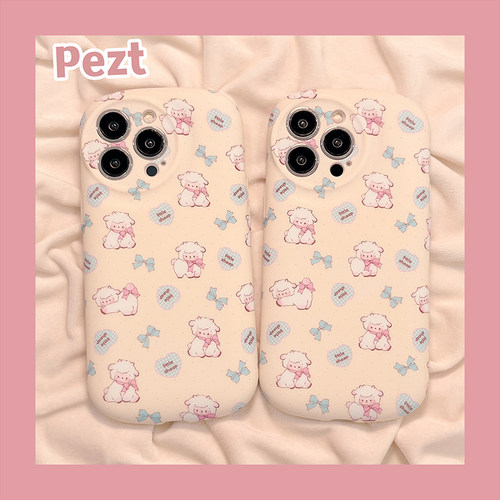 苹果手机壳tpu可爱小羊爱心