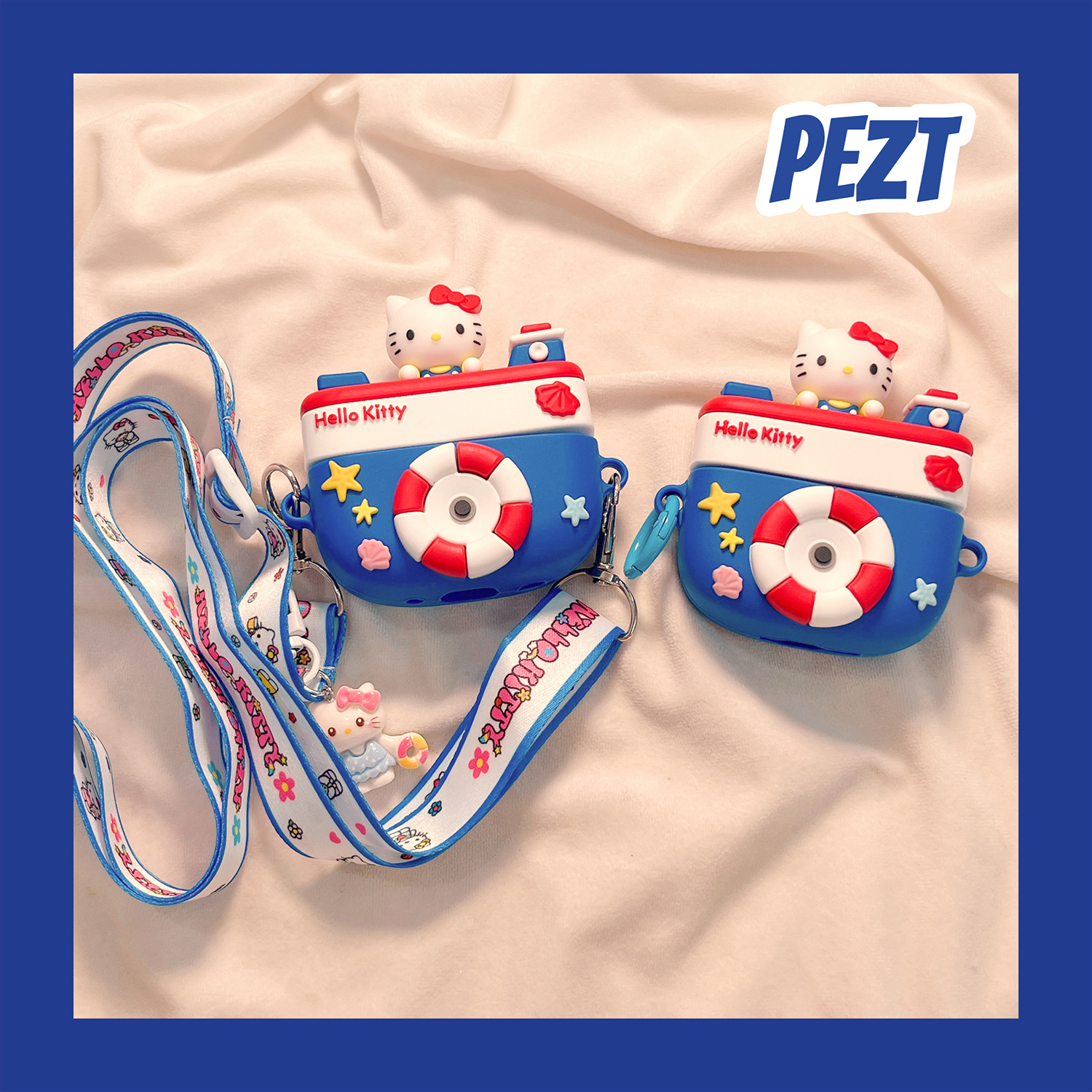 照相机hellokitty硅胶耳机套