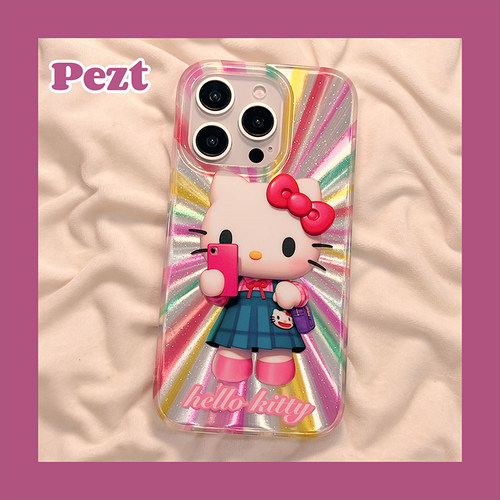苹果手机壳IMD双层hellokitty