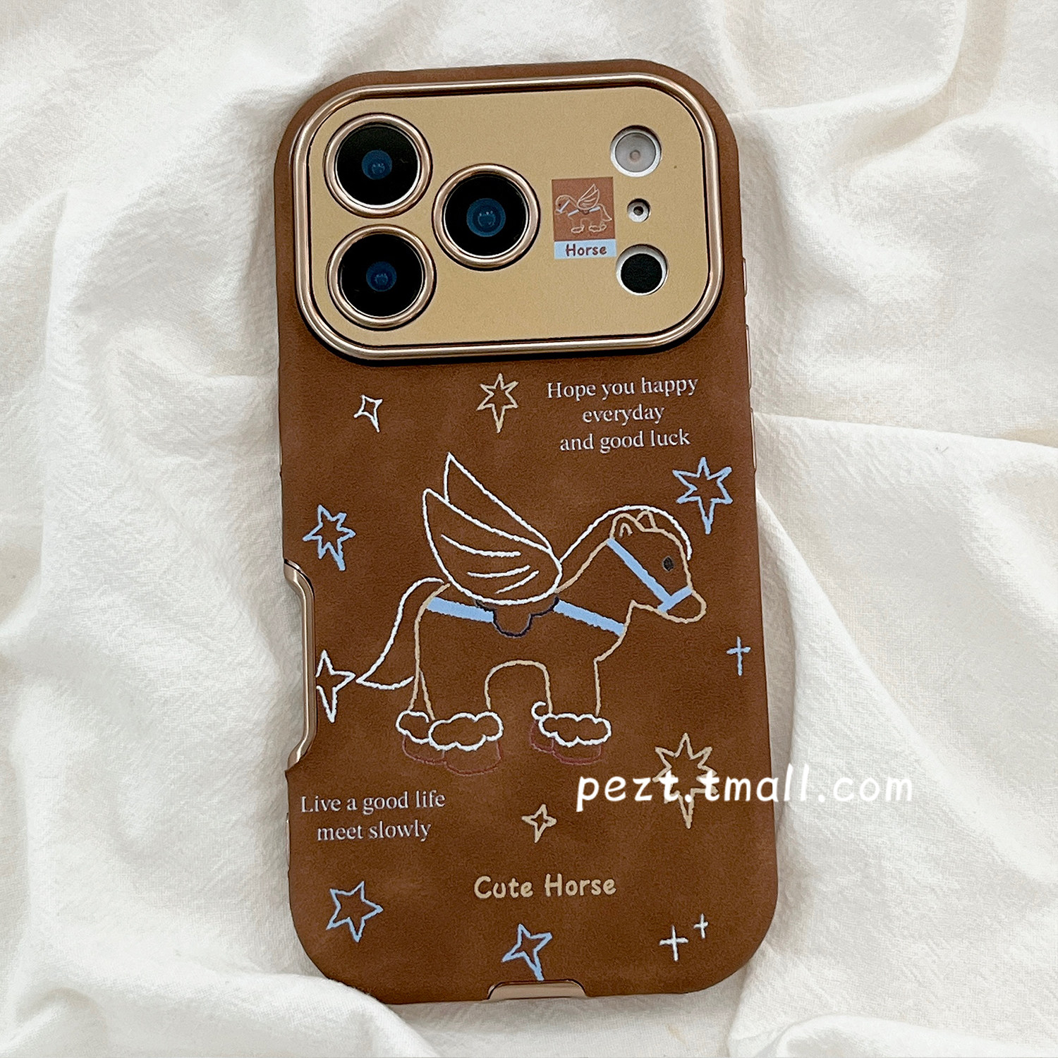 天使翅膀小马星星适用苹果17手机壳皮质iphone16promax秋冬绒布17pro马年新款15毛绒防摔14女可爱16全包男生,3C数码配件,手机保护套/壳,淘宝优惠券,粉丝福利购,淘宝优惠卷