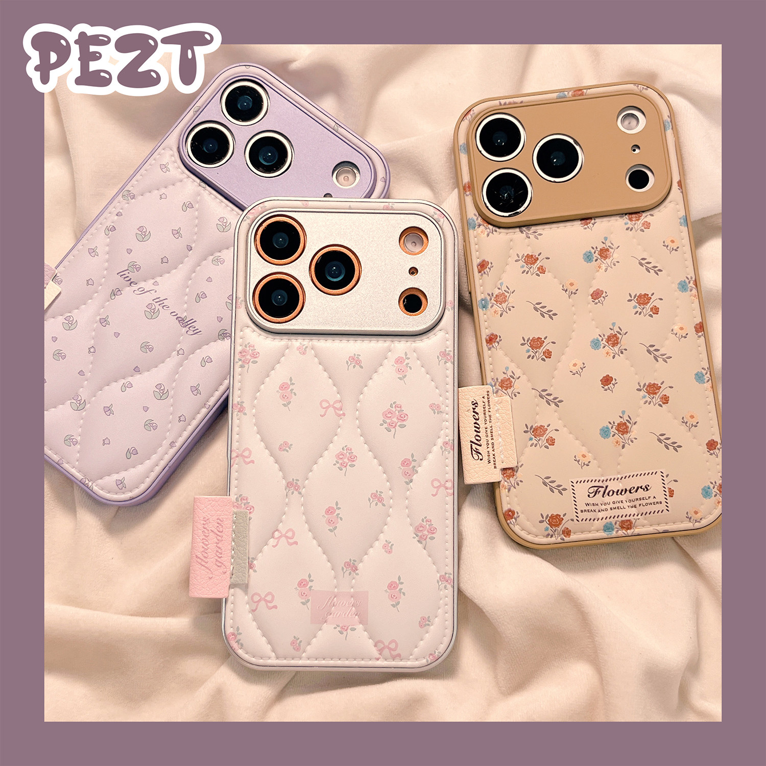 日韩ins风小碎花少女心适用苹果17手机壳皮质iphone16promax软硅胶17promax新款15防摔14保护套16女款13全包,3C数码配件,手机保护套/壳,淘宝优惠券,粉丝福利购,淘宝优惠卷