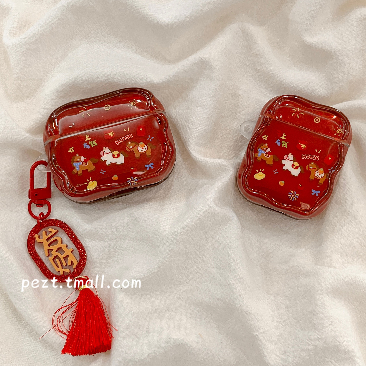 马年可爱小马烟花适用airpodspro3保护套新4代airpods3耳机壳二代苹果airpodspro2耳机保护套airpods4防摔女,3C数码配件,耳机保护套,淘宝优惠券,粉丝福利购,淘宝优惠卷