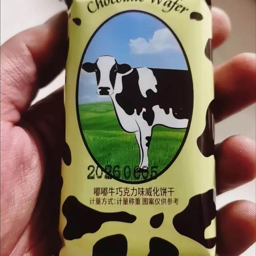 俄罗斯风味大奶牛巧克力威化饼干独立包装休闲解馋零食代餐饱腹