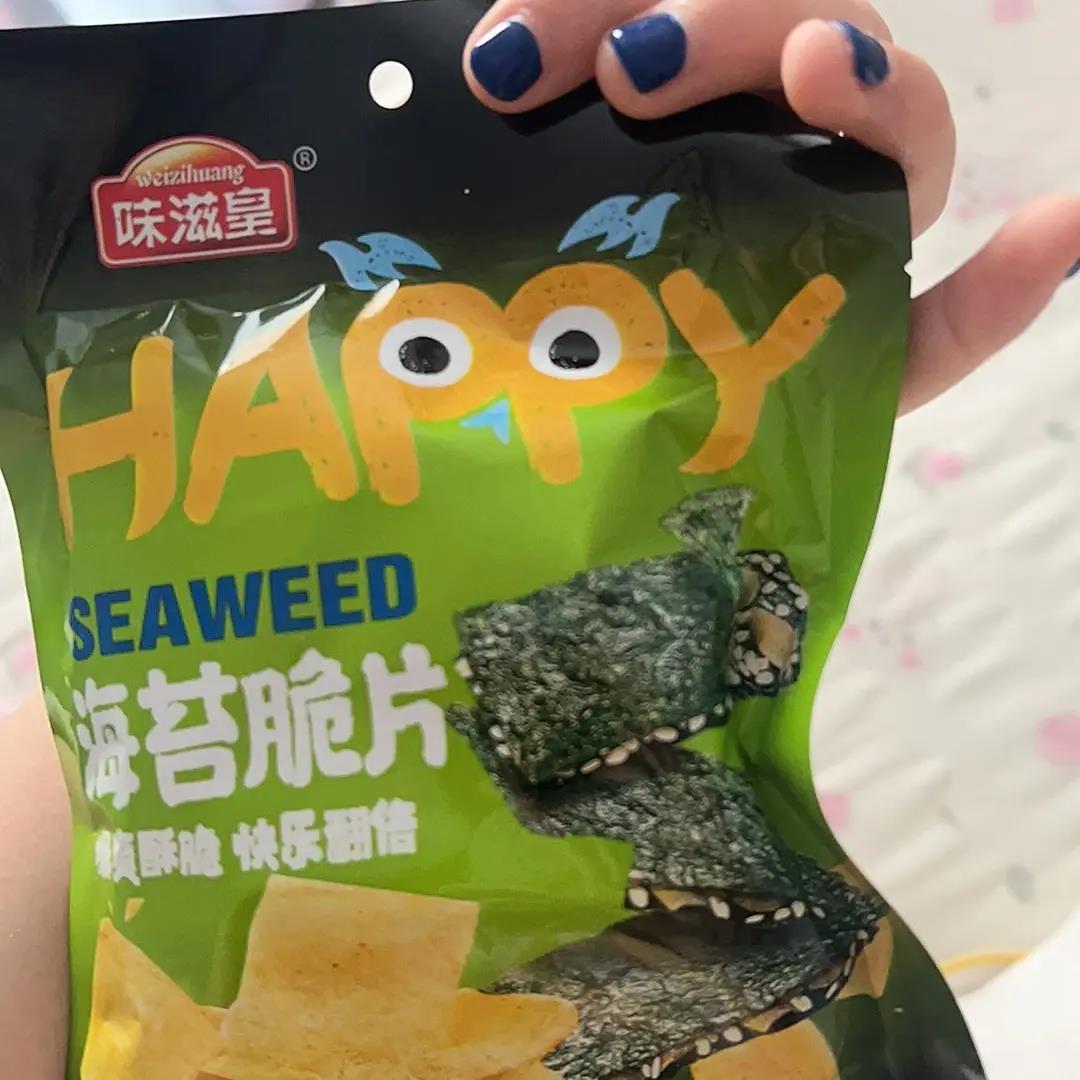 味滋皇海苔脆片网红零食儿童薯片酥脆膨化零食怀旧休闲宿舍
