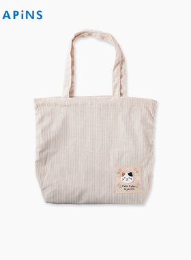 HAPiNS猫单肩帆布包布袋包百搭春夏新大容量通勤袋慵懒风包包