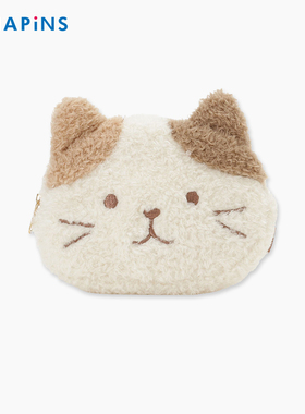 HAPiNS三花猫随身袋零钱包便携学生潮牌耳机杂物逛街收纳包