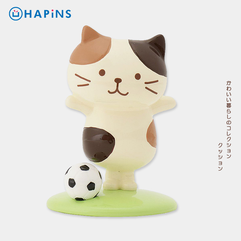 Hapins日系治愈猫咪运动摆件