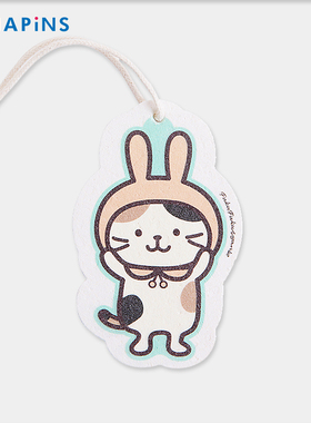 HAPiNS兔年兔兔洗碗擦猫咪木浆棉压缩百洁布刷洗碗布洗锅厨房