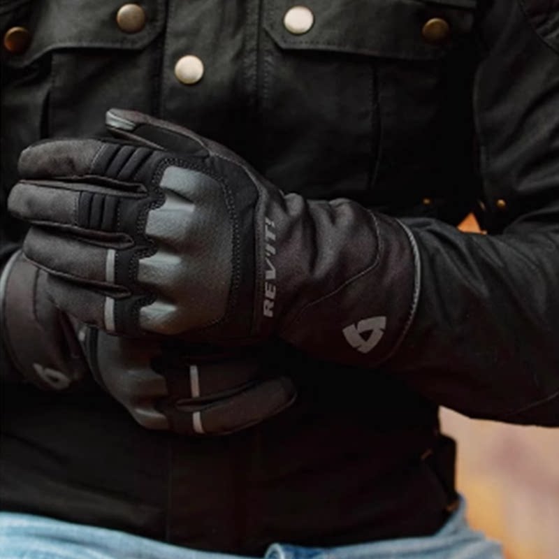 REVIT锐飞特熔岩冬季骑行手套摩托机车防风保暖防水越野长款防摔