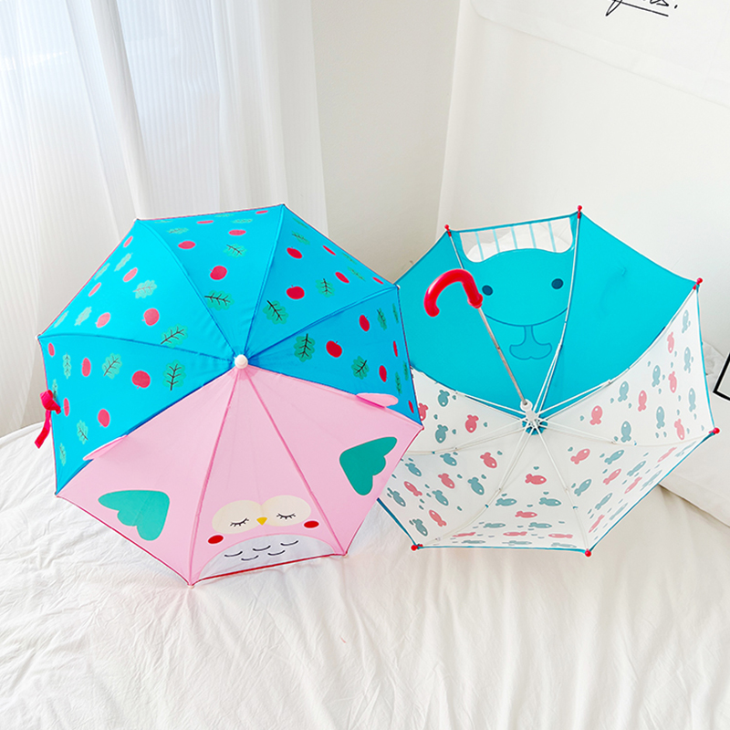 儿童雨伞男女幼儿园立体长柄伞
